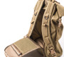 Roll Up Backpack - Coyote Tan - Back Opening