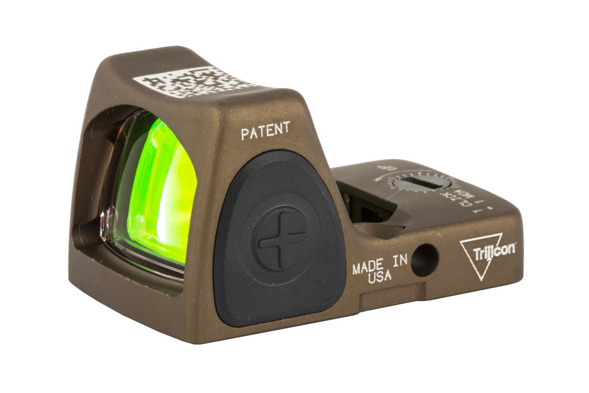 Trijicon Type 2 RMR Red Dot Sight 3.25 MOA Dot Coyote Brown