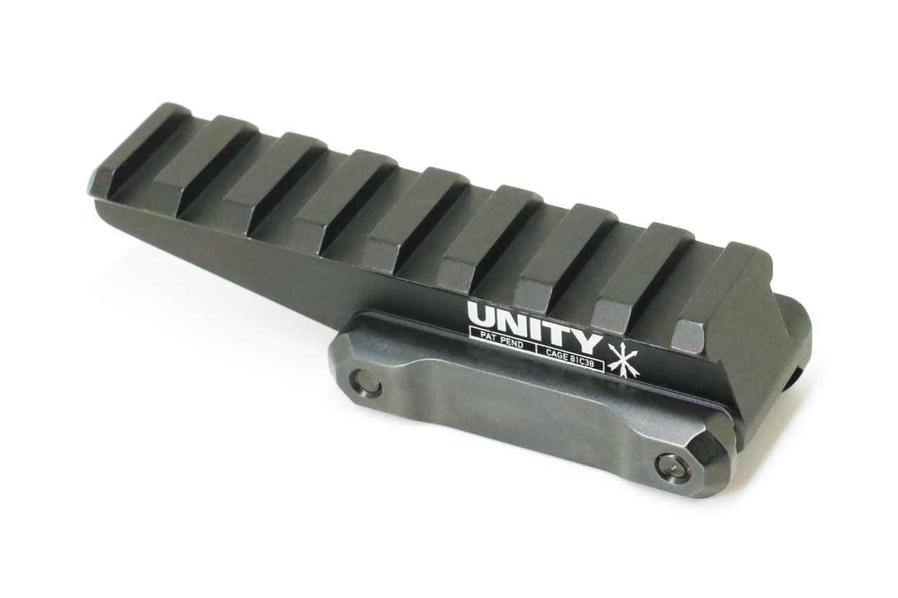 実物 Unity FAST Optic Riser ブラック Unity Tactical FAST