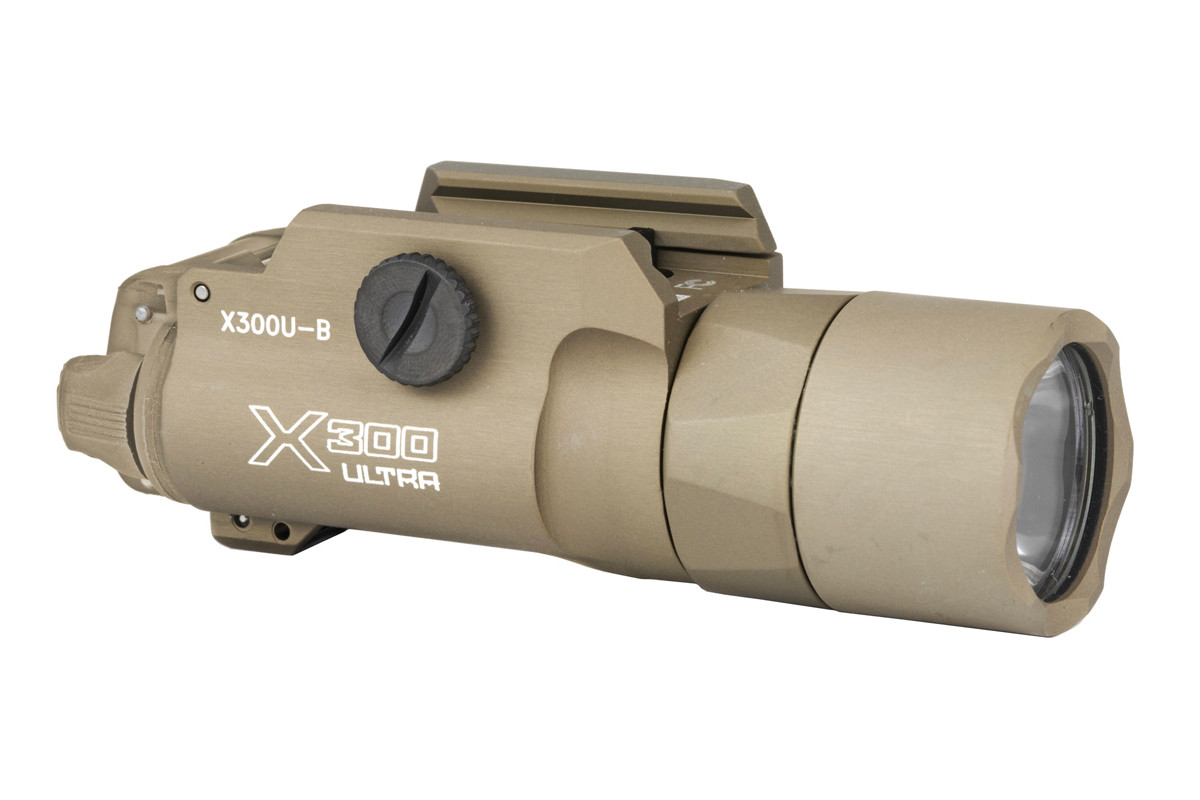 Surefire X300U-B ULTRA Weaponlight BLACK LED 1000 Lumens Tan