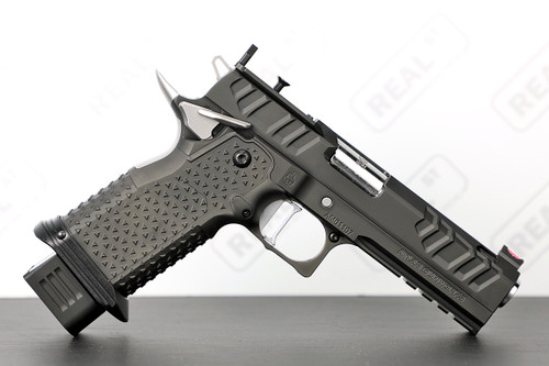 Atlas Apollo V3 Perfect Zero Pistol 9mm Optic Ready 4.6" Ported DLC Two Tone