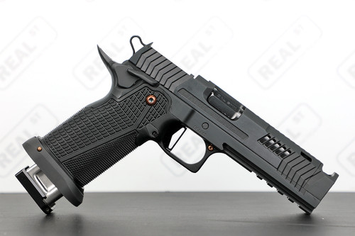 Dark Forge Reaper 5" Ported and Comped 9mm Double Stack 1911 Pistol Aluminum Grip