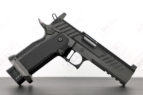 Race City Defense RC9 Ported 5" Pistol 9mm Tri Top Brushed Flats DLC Black
