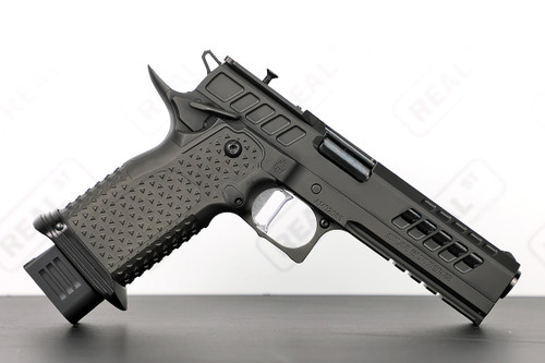 Atlas Titan RDS v3 Pistol 9mm Optic Ready 5.0" Silver Trigger DLC Black
