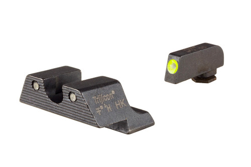 Trijicon HD XR Night Sight Set Yellow Green Front Black Green Rear for Glock 20 21 29 30 36 40 41 including S and SF variants excluding MOS models