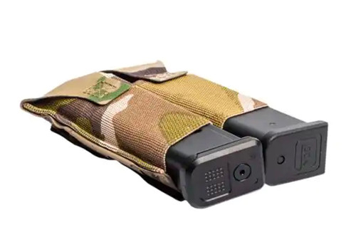 Blue Force Gear Ten Speed Extended Double Pistol Mag Pouch Multicam