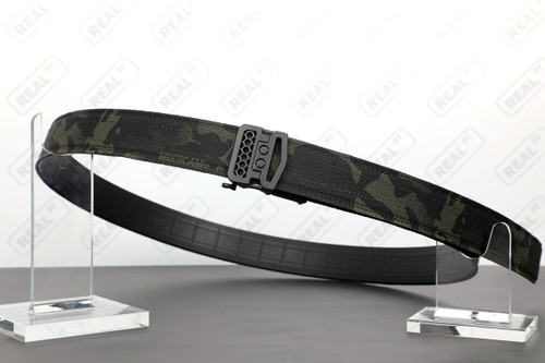 Kore Tactical Gun Belt 24"-52" Ratcheting Cut to Fit X10 Buckl BLACK Multicam