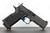Miller Precision Ranger 9C 4.4" Ported LINKLESS 9mm Double Stack 1911 Pistol Enhanced Dot Grip Blue Flat Trigger Black DLC