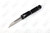 Ultratech Warhound Stonewash Black Wharncliffe Blade OTF Knife