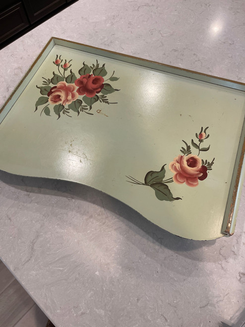 HAND-PAINTED TRAY HAND-PAINTED TRAY