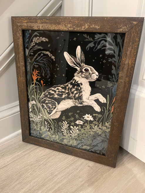 Framed Mystical Bunny Print Framed Mystical Bunny Print