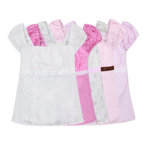 HANDMADE BABYDOLL TOP (BACK RIBBON)