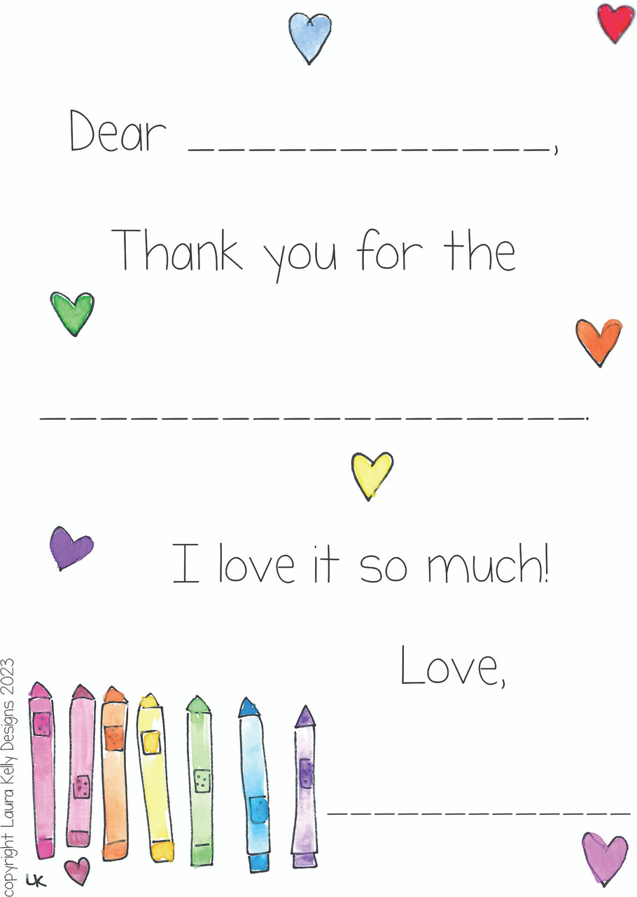 birthday thank you notes