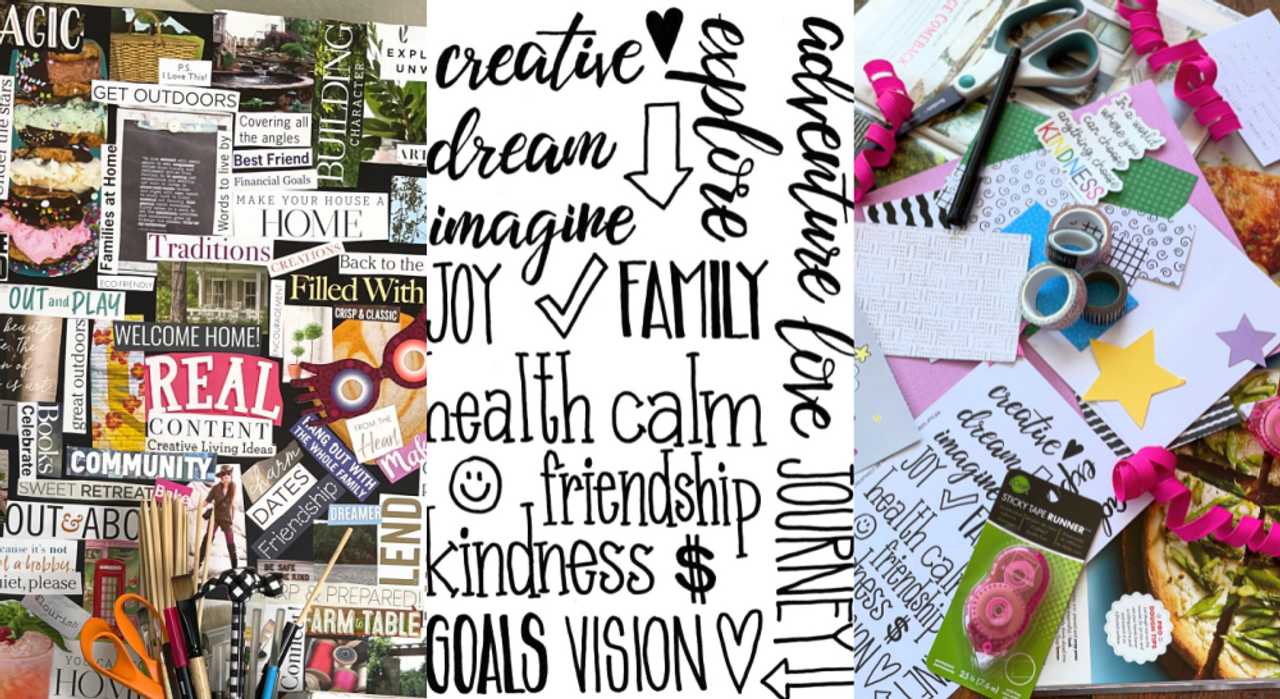 Digital download vision board kit 