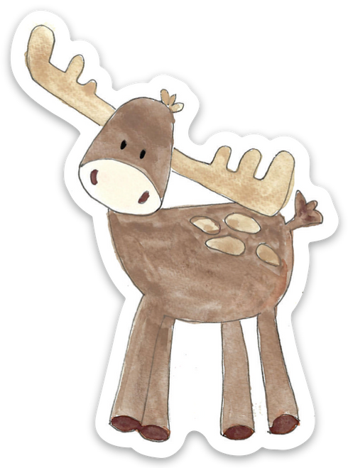 Vinyl Sticker - Moose