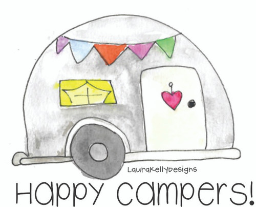 Vinyl Sticker - Happy Campers