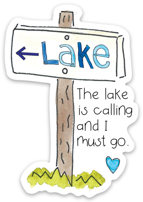 Vinyl Sticker-LAKE