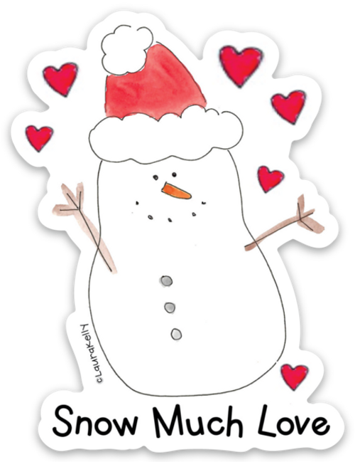 Vinyl Sticker - Snowman