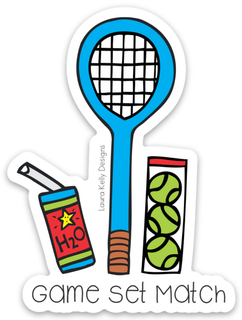 VINYL STICKER - TENNIS