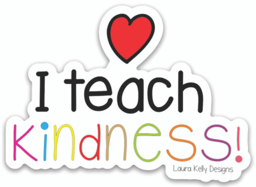 VINYL STICKER - TEACHKINDNESS