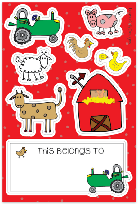 Sticker Sheet - Farm Sticker Sheet - Farm