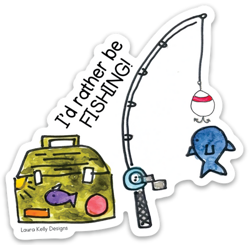 Vinyl Sticker - Rather Fish Vinyl Sticker - Rather Fish