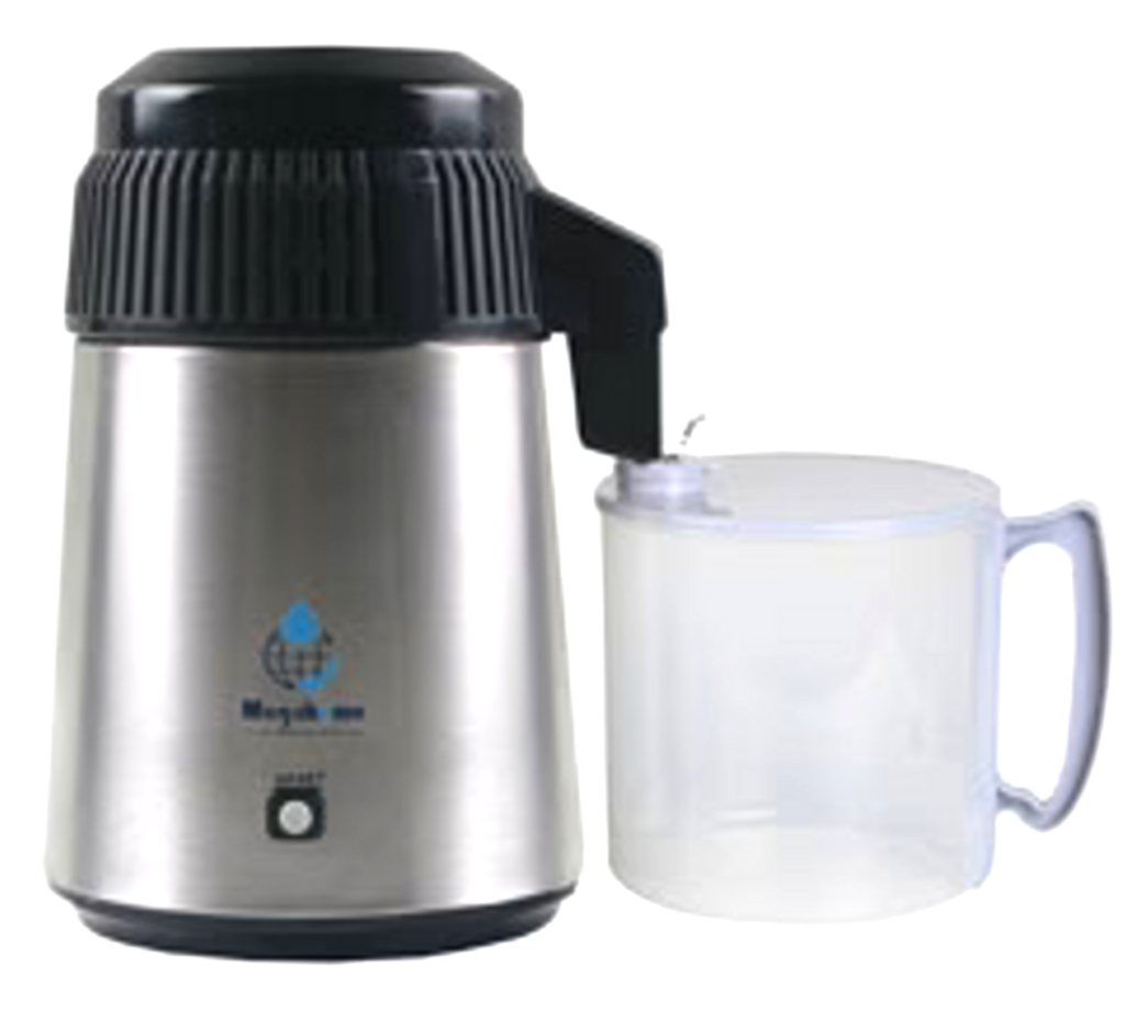 蒸留水器 MH943S-10M(W) Stainless Steel Water Distiller with BPA-Free Polypropylene Pitcher