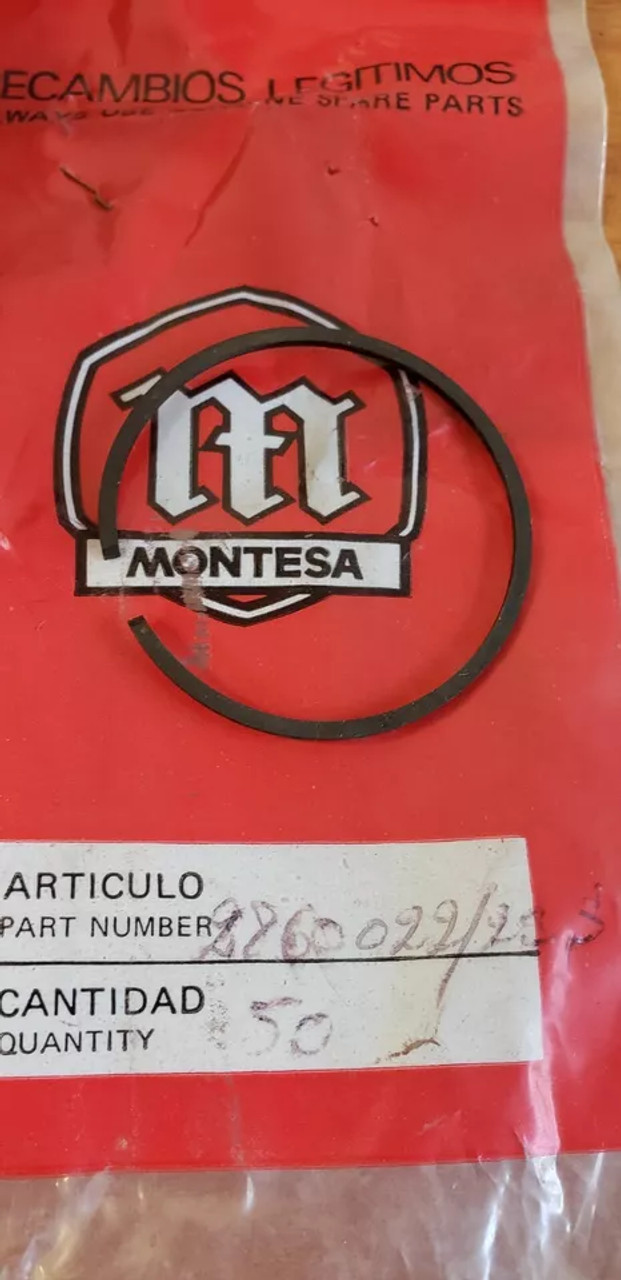 Montesa 28M NOS 123 Cota 125 Engine Piston Ring # 2860.022 2ND O/SIZE