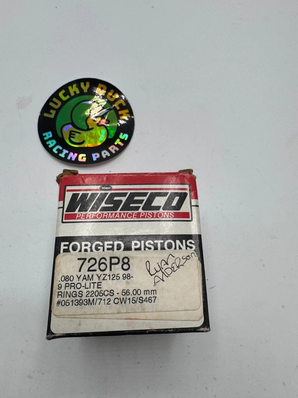 WISECO 726M05600 133cc FORGED PISTON BIG OVER BORE YAMAHA YZ125 1998-2001 726P8