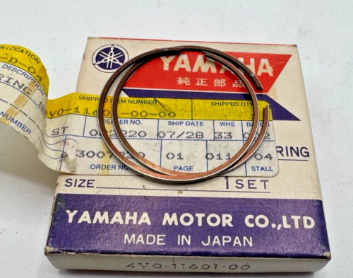 1981-1983 YZ60 STD PISTON RINGS, 4V0-11601-00,Genuine Yamaha Parts NOS