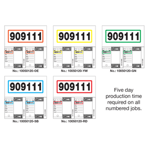 Key Tag and Window Stock Border Color Sticker Key Tag and Window Stock Border Color Sticker