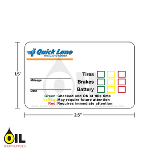 INDY PRINT TBB - STOCK SERVICE REMINDER LABEL - QUICKLANE INDY PRINT TBB - STOCK SERVICE REMINDER LABEL - QUICKLANE