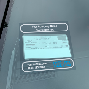 Custom Static Cling Document Holder (100/pack)