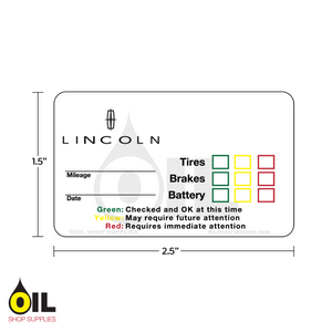 INDY PRINT TBB - STOCK SERVICE REMINDER LABEL - LINCOLN