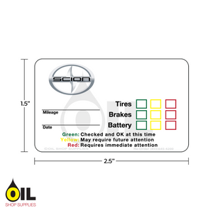 INDY PRINT TBB - STOCK SERVICE REMINDER LABEL - SCION INDY PRINT TBB - STOCK SERVICE REMINDER LABEL - SCION