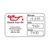 Handwritten Service Reminder Labels - Check Your Oil Logo - Example label