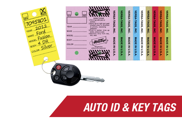 Custom Blank Key Tags - Oil Shop Supplies