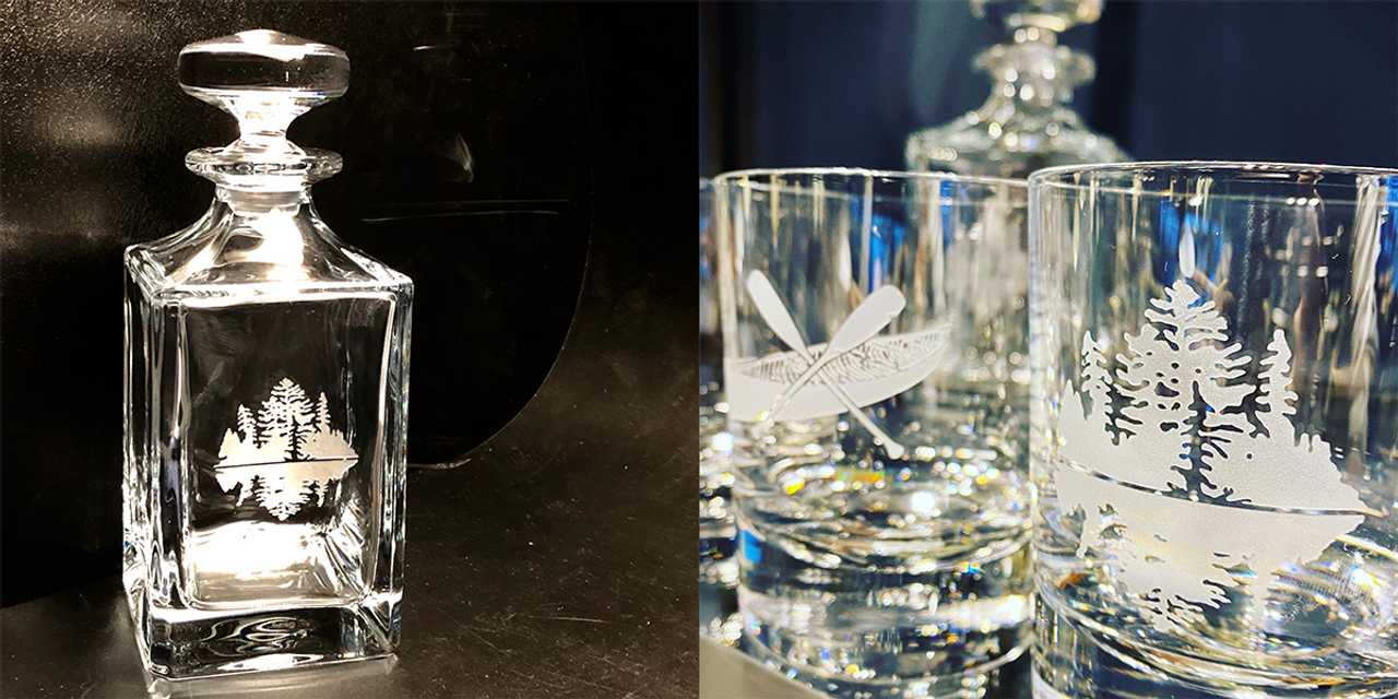 Northern Collection- Crystal Bar Glasses Vol. 2- Mixed set of four - Abino  Mills