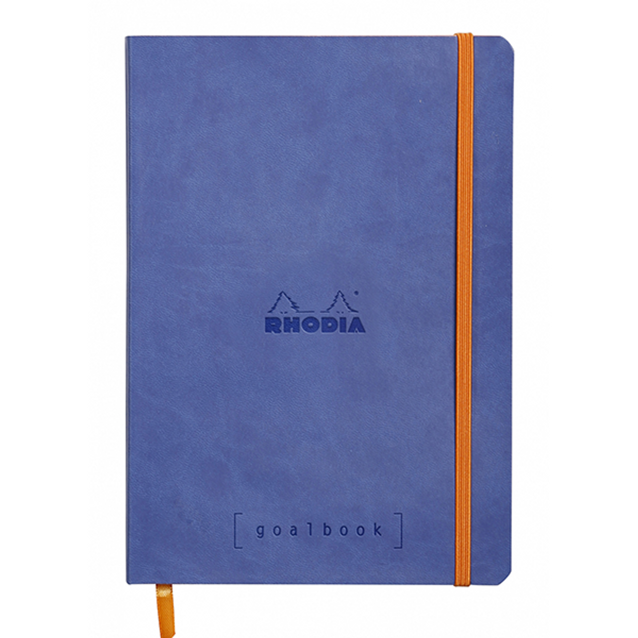 Rhodia Goalbook Dot Grid A5 Hardcover Journal - Sapphire (Ivory Paper)