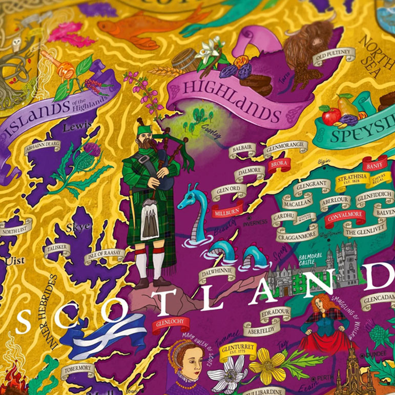 Whisky Puzzle- Scotland