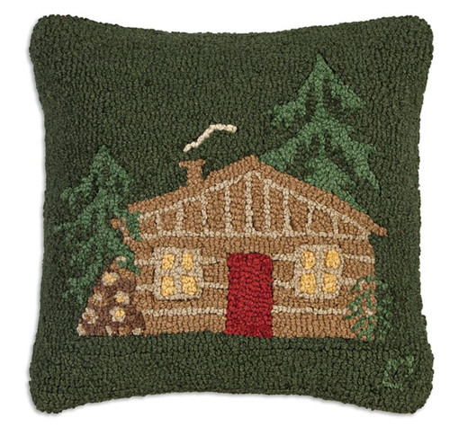 Little Cabin in the Woods Pillow