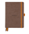 Rhodia Dot Grid Goalbook A5- Hardcover Chocolate