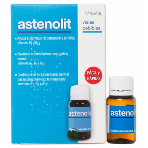 Astenolit 12 viales bebibles
