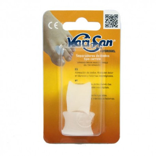 Separadedos hydrogel varisan carrete t- peq