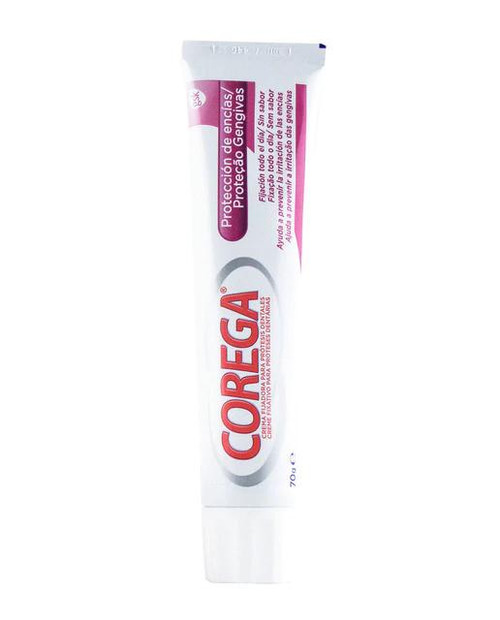 Corega crema fijadora dentaduras postizas proteCCión de encías 70 g