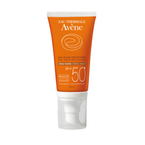 Avene crema 50+ coloreada cara - efecto maquillaje