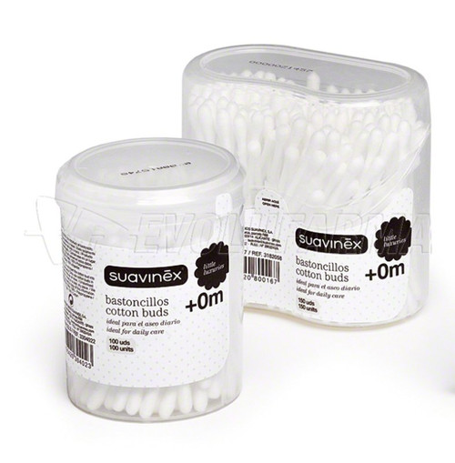 Suavinex bastoncillos para los oídos. envase de 100 UDS.