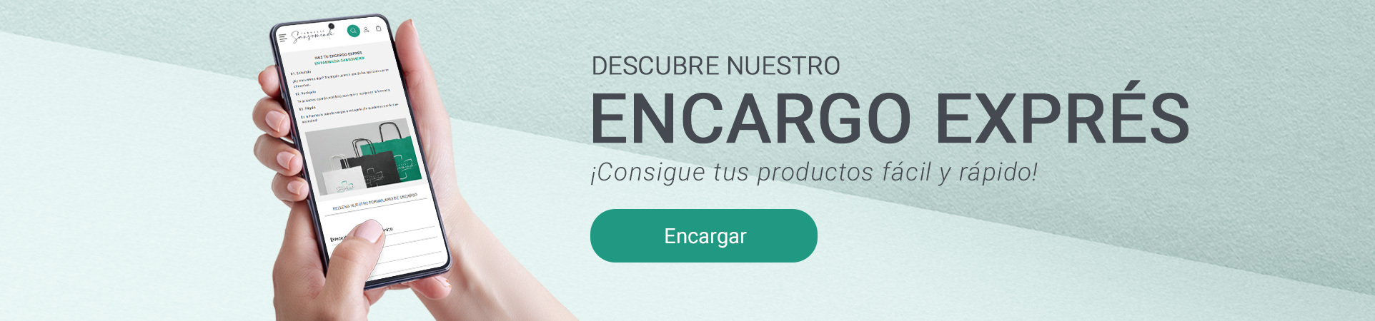 Encargo exprés en Farmacia Sansomendi, en Vitoria-gasteiz