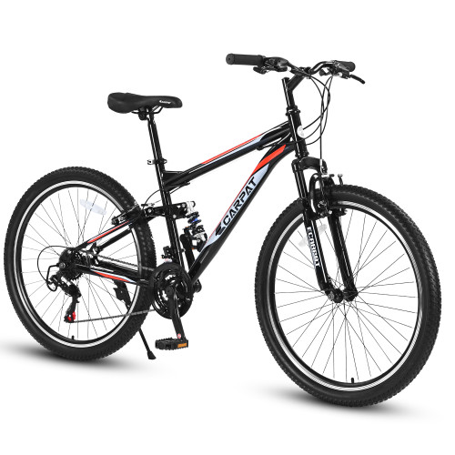 S26206 26" 21-Speed Bicycle for Adult, Front and rear shock absorption, Camping Bicycle, Height Adjustable ,Mountain Bicycle for Roadways, Mountains bike S26206 26" 21-Speed Bicycle for Adult, Front and rear shock absorption, Camping Bicycle, Height Adjustable ,Mountain Bicycle for Roadways, Mountains bike