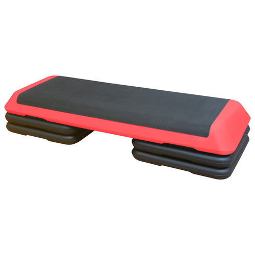 Adjustable Aerobic Stepper Workout Step with 4 Risers Fitness & Exercise Platform Trainer Adjustable Aerobic Stepper Workout Step with 4 Risers Fitness & Exercise Platform Trainer
